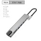 Multi Function Hub Adapter, USB Type C Hub HDMI-Compatible 8 in 1 USB Hub for MacBook and Windows