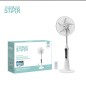 Ventilateur solaire rechargeable à support à distance ST-4004