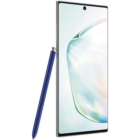 Samsung Galaxy Note 10+, 256 GB, Aura Glow Silver, fully unlocked ( renewed)