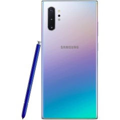 Samsung Galaxy Note 10+, 256 GB, Aura Glow Silver, fully unlocked ( renewed)