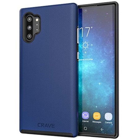 Crave Note 10+ Case, Dual Guard Protection Series Case for Samsung Galaxy Note 10 plus- Forest Green